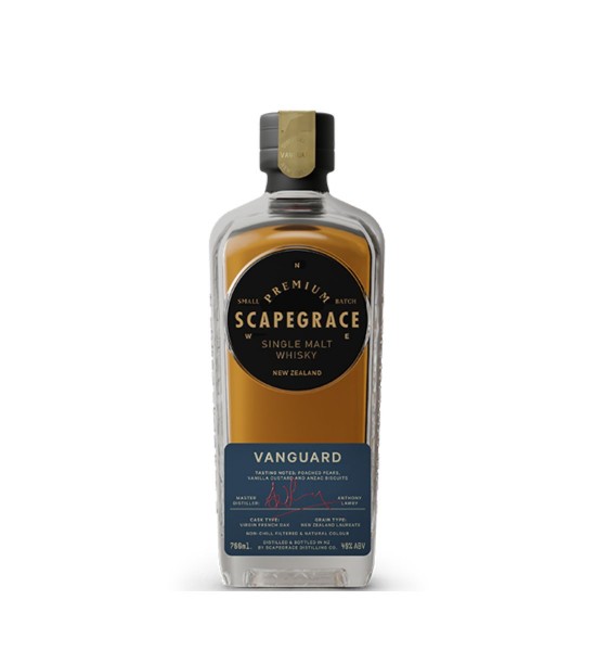 Whisky Scapegrace Vanguard New Zealand Single Malt 0.7L