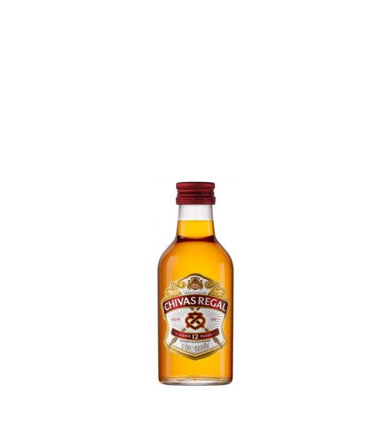 Produs - Whisky Chivas Regal 12 ani Blended Scotch 0.05L - Wpg.ro