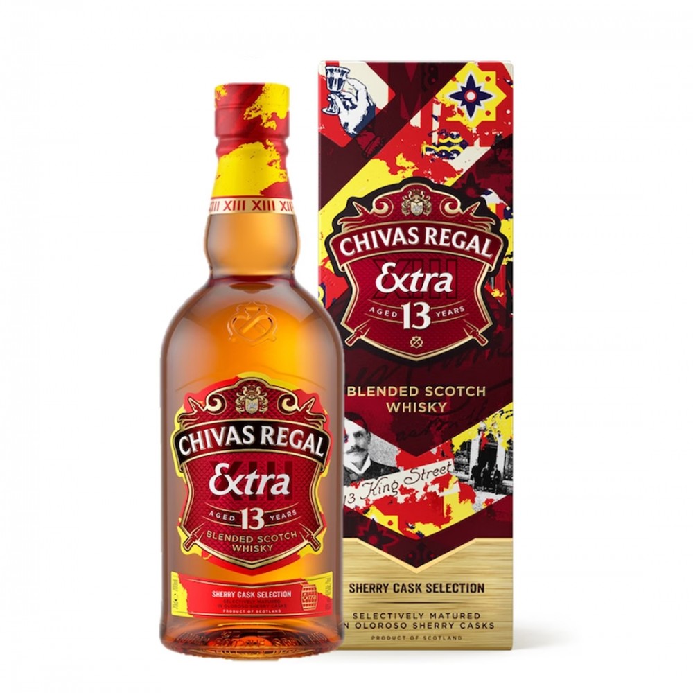 Whisky Chivas Regal 13 ani Extra Sherry Cask Selection Blended Scotch 0.7L