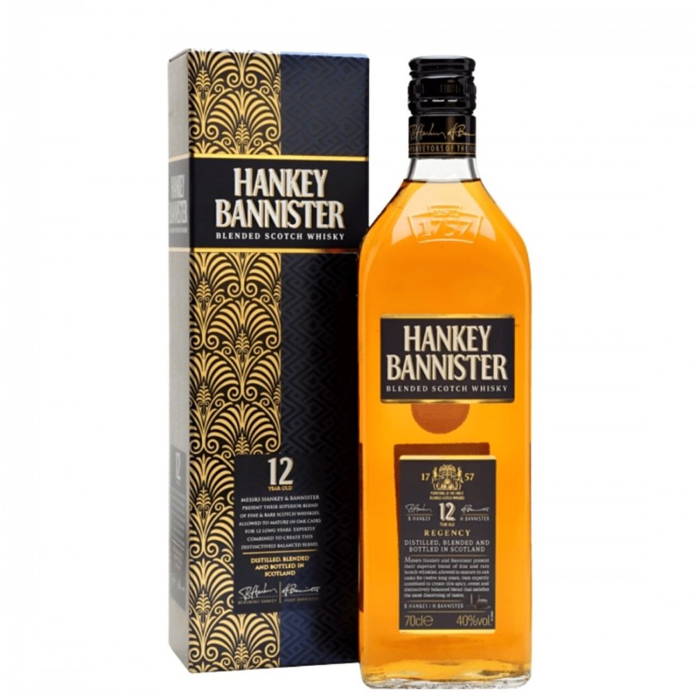 Whisky Hankey Bannister 12 ani Blended Scotch 0.7L Whisky Hankey Bannister 12 ani Blended Scotch 0.7L
