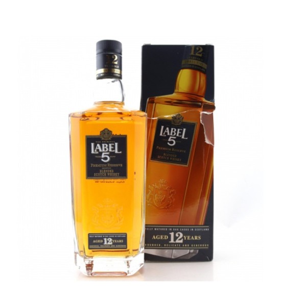 Whisky Label 5 Premium Reserve 12 ani 0.7L