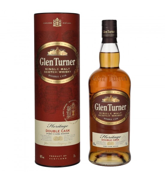 Produs - Whisky Glen Turner Heitage Double Port Cask Finish 0.7L - Wpg.ro