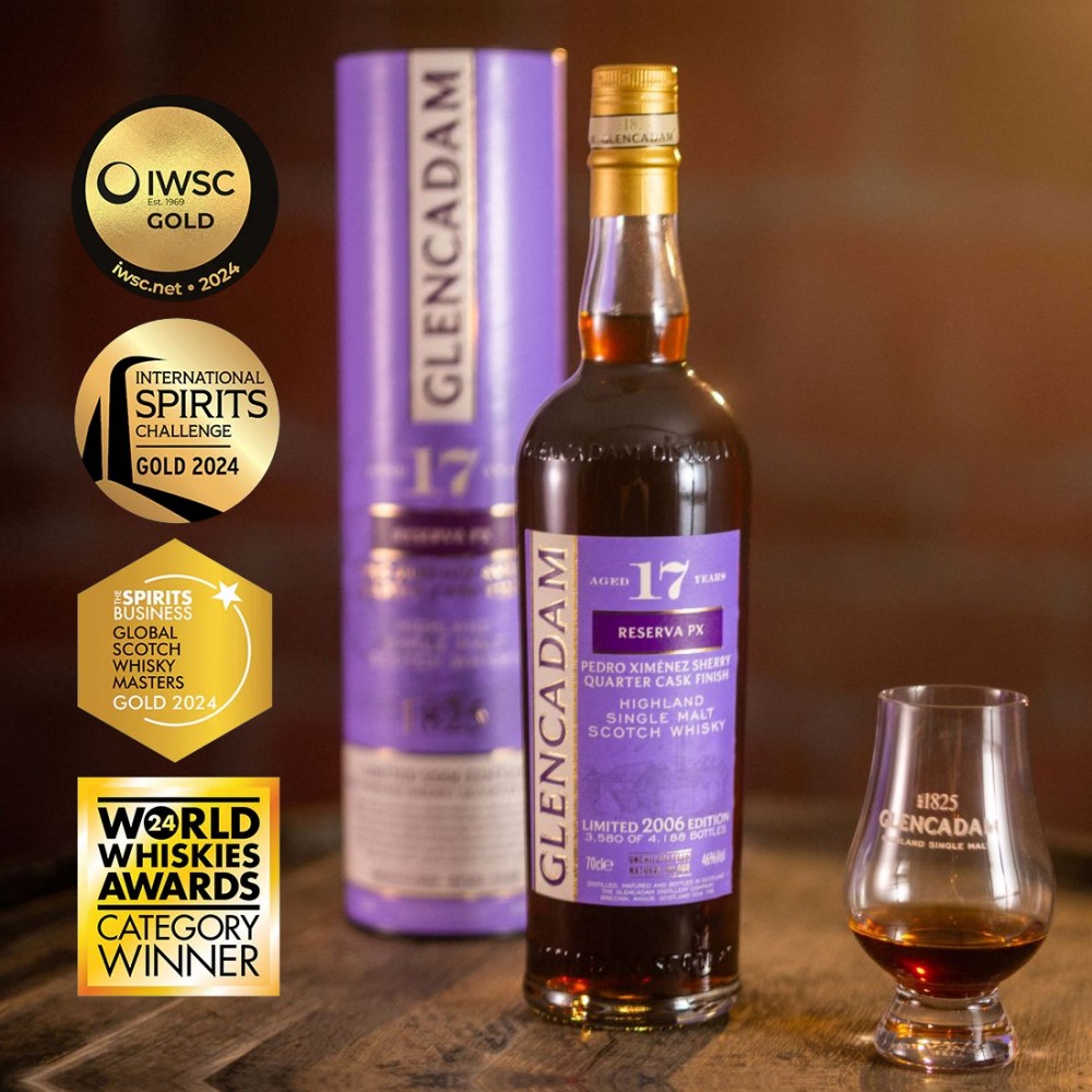 Whisky Glencadam 17 ani Reserva PX Sherry Quarter Cask Finish Limited 2006 Edition 0.7L