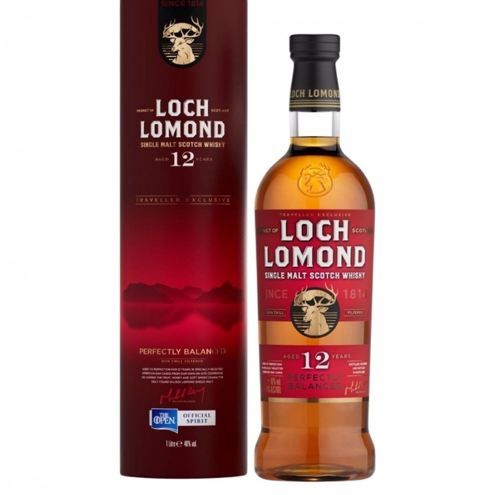 Whisky Loch Lomond 12 ani Highland Single Malt Scotch 1L