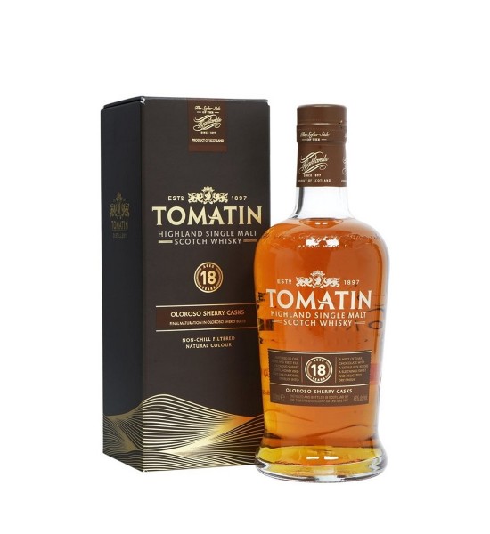 Whisky Tomatin 18 ani 0.7L