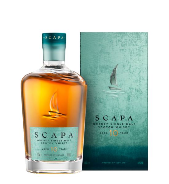 Whisky Scapa The Orcadian 10 ani Island Single Malt Scotch 0.7L