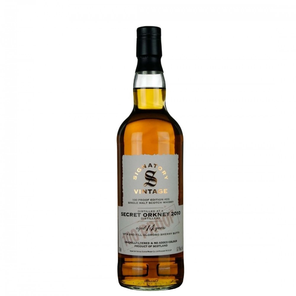 Whisky Signatory Vintage 100 Proof Edition Orkney 14 ani Island Single Malt Scotch 0.7L