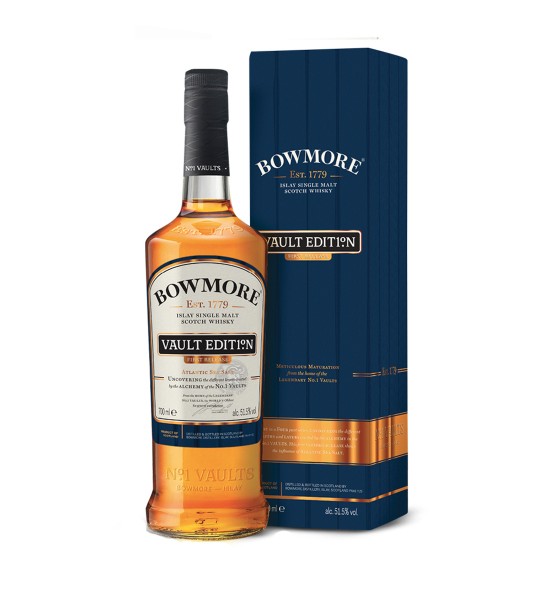 Whisky Bowmore Vault Edition Atlantic Sea Salt Single Malt Scotch 0.7L Whisky Bowmore Vault Edition Atlantic Sea Salt Single Malt Scotch 0.7L
