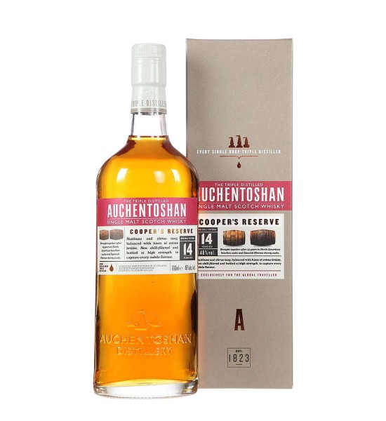 Produs - Whisky Auchentoshan Coopers reserve 14 Ani 0.7L - Wpg.ro