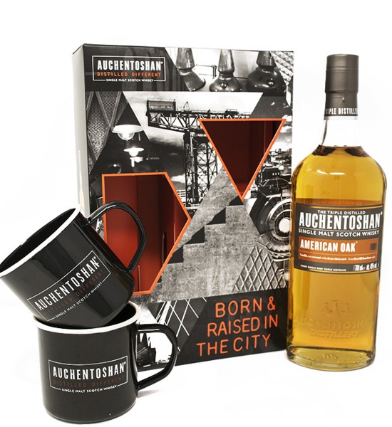 Whisky Auchentoshan American Oak Gift Set 0.7L