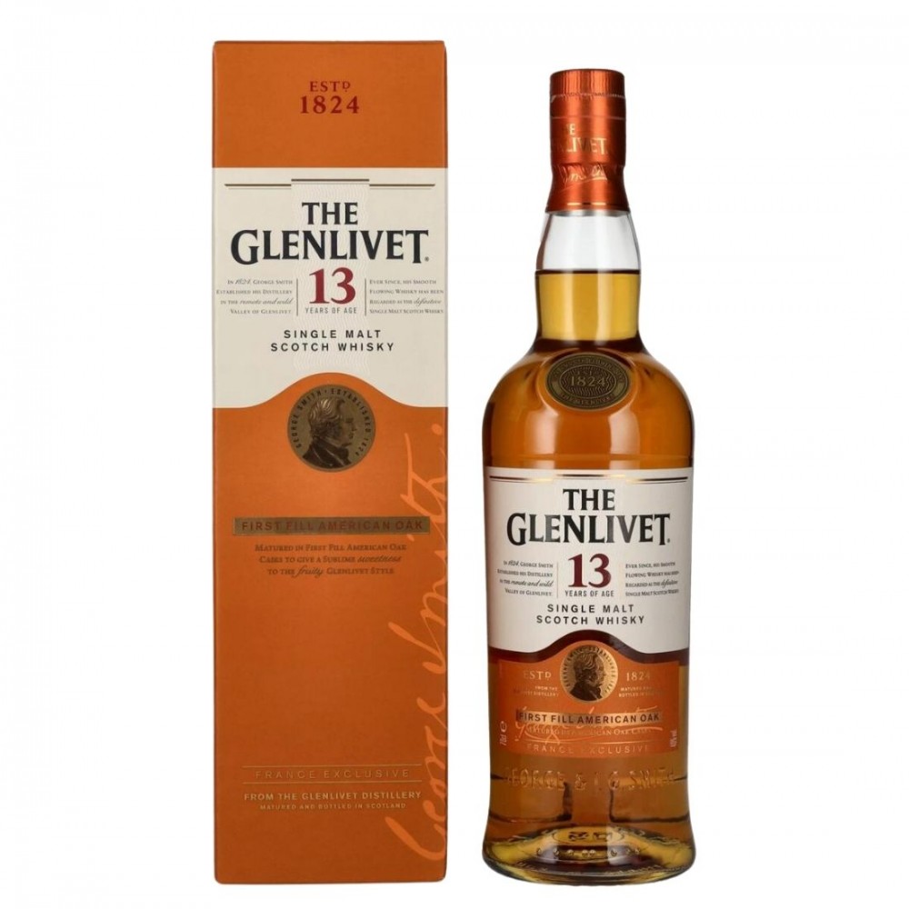 Whisky The Glenlivet 13 ani Speyside Single Malt Scotch 0.7L
