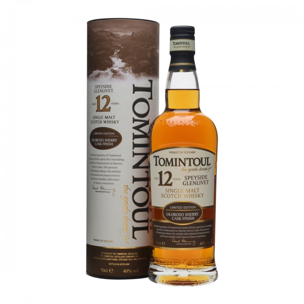 Whisky Tomintoul Oloroso Cherry Cask Finish 12 ani 0.7L